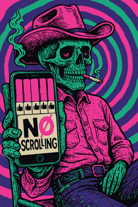 Death SCRØLL – PØSTER Redeemable